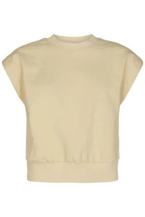 Sean Sleeveless Sweat | Vanilla | Vest fra Co'couture