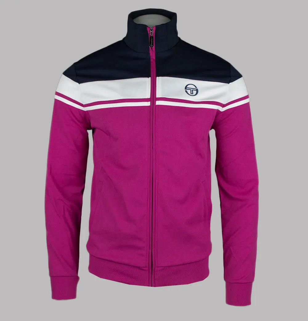 Sergio Tacchini Damarindo Tracksuit Top Festival Fuschia/Maritime Blue/Gardenia