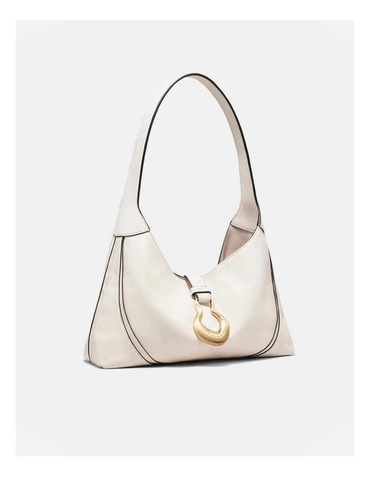 Shield Shoulder Bag in Ivory