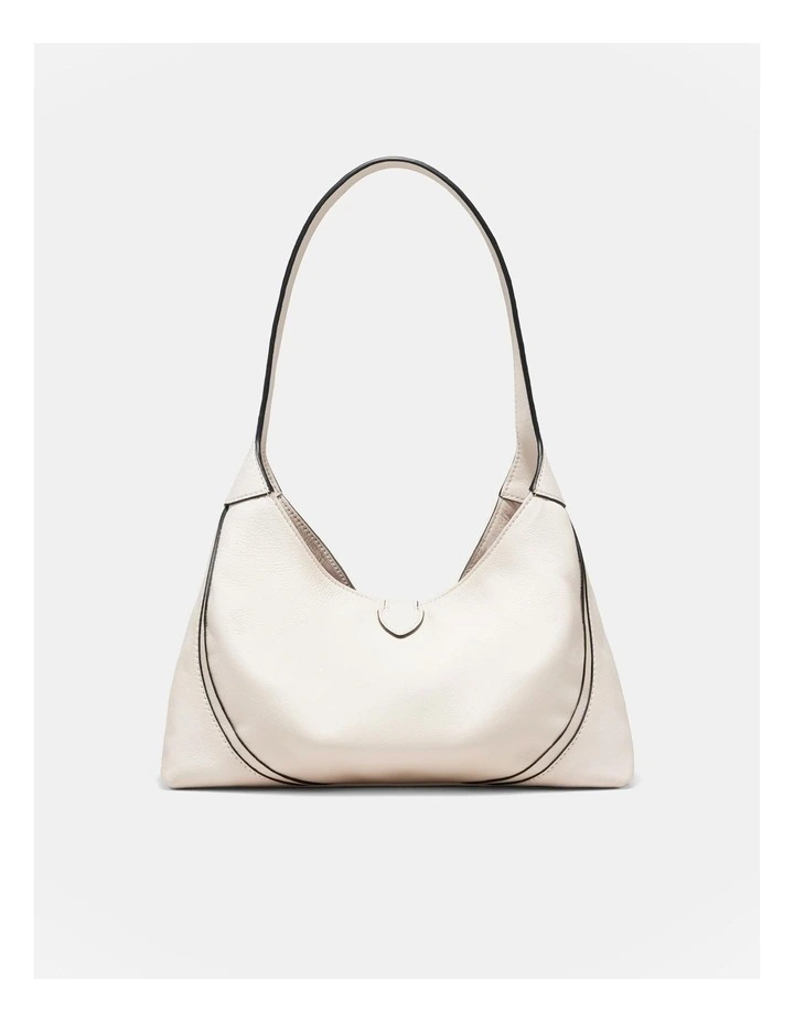 Shield Shoulder Bag in Ivory