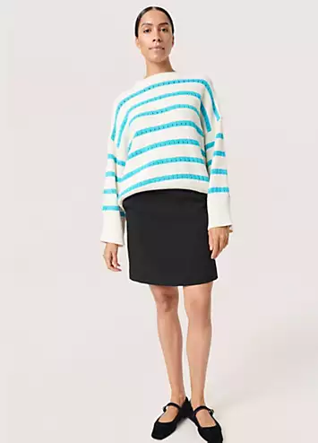 Soaked in Luxury Ravalina Stripes Casual Fit Pullover | Grattan