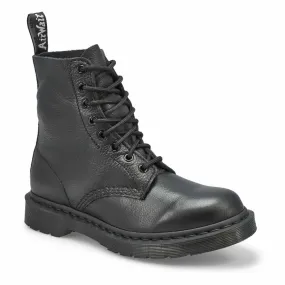 Soft Moc Womens 1460 Pascal Mono 8 Eye Boot - Black/Black