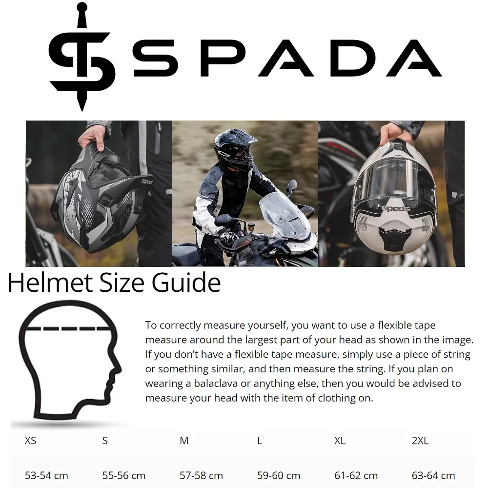 Spada SP1 Plain Helmet - White