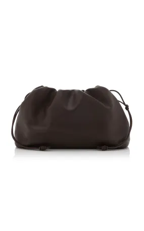 St. Agni Drawstring Soft Leather Pouch Bag