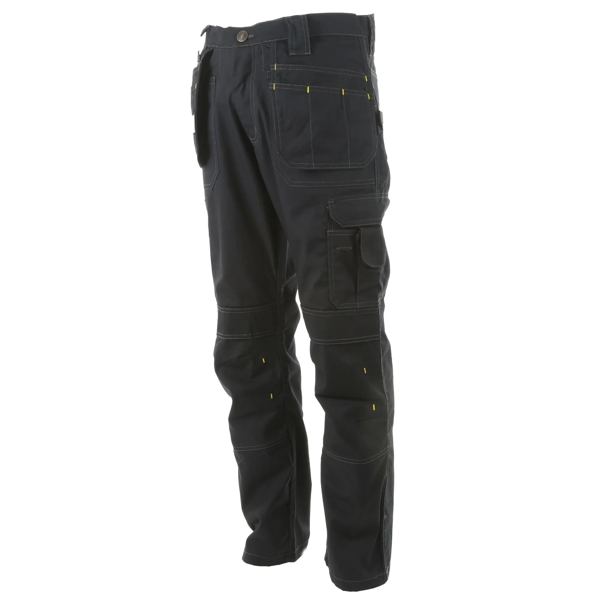 Stanley Forge Holster Pocket Work Trousers Black 32w 31L