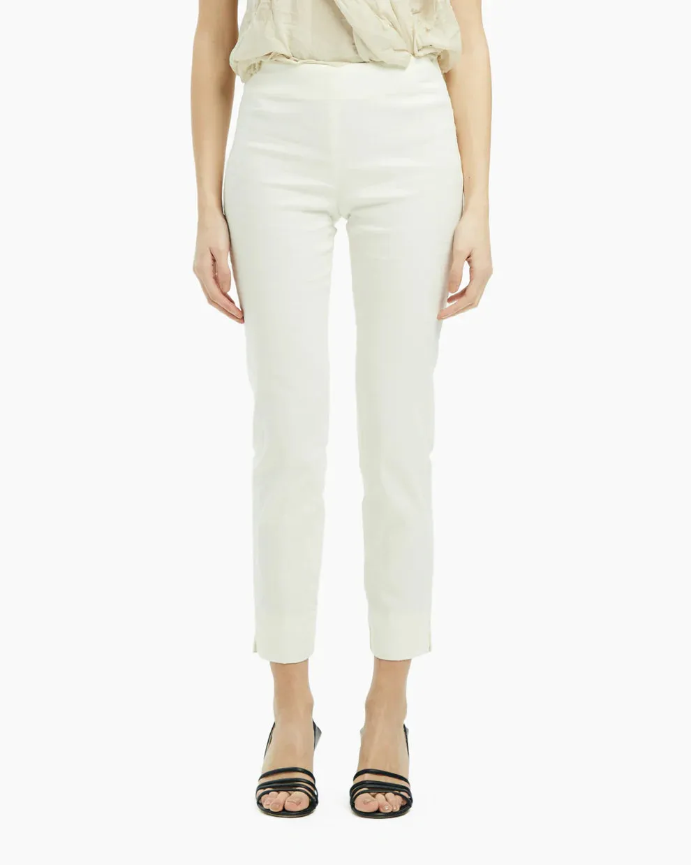 Stretch Legging Trousers - Osso White