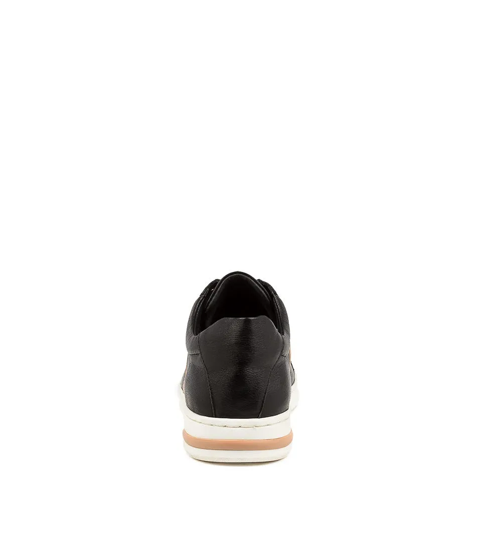 SUPERSOFT Cheryl2 Black Gold Leather Sneakers Ws