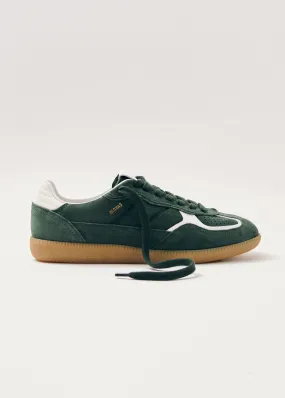 Tb.490 Rife Forest Green Leather Sneakers  