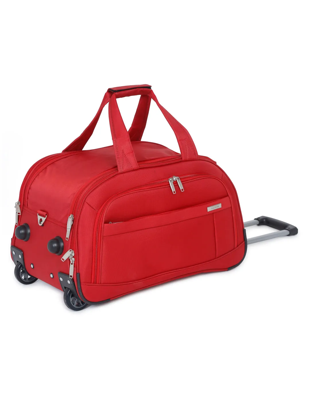 Teakwood Small Trolley Bag - Red