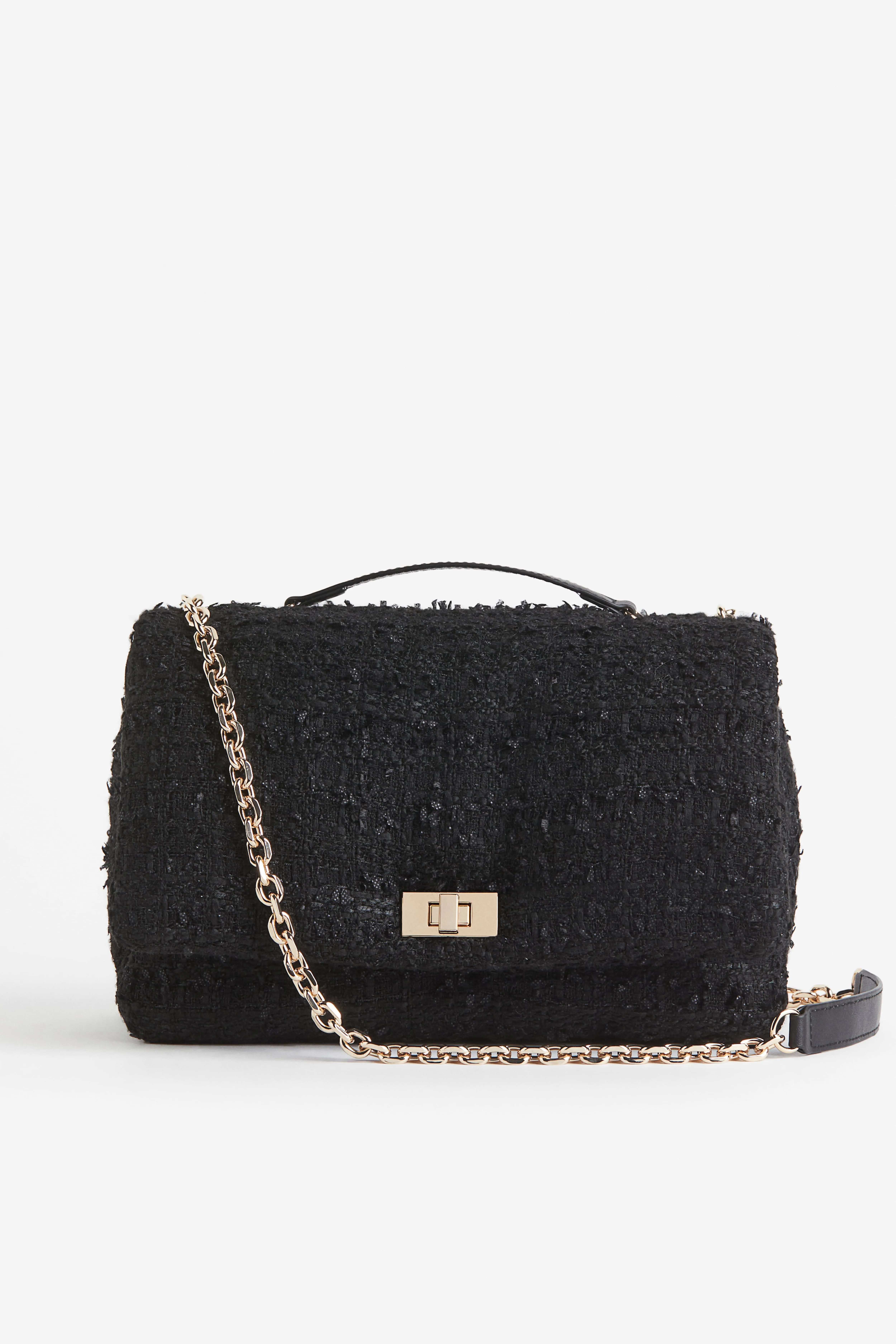 Textured shoulder bag - Black - Ladies | H&M GB