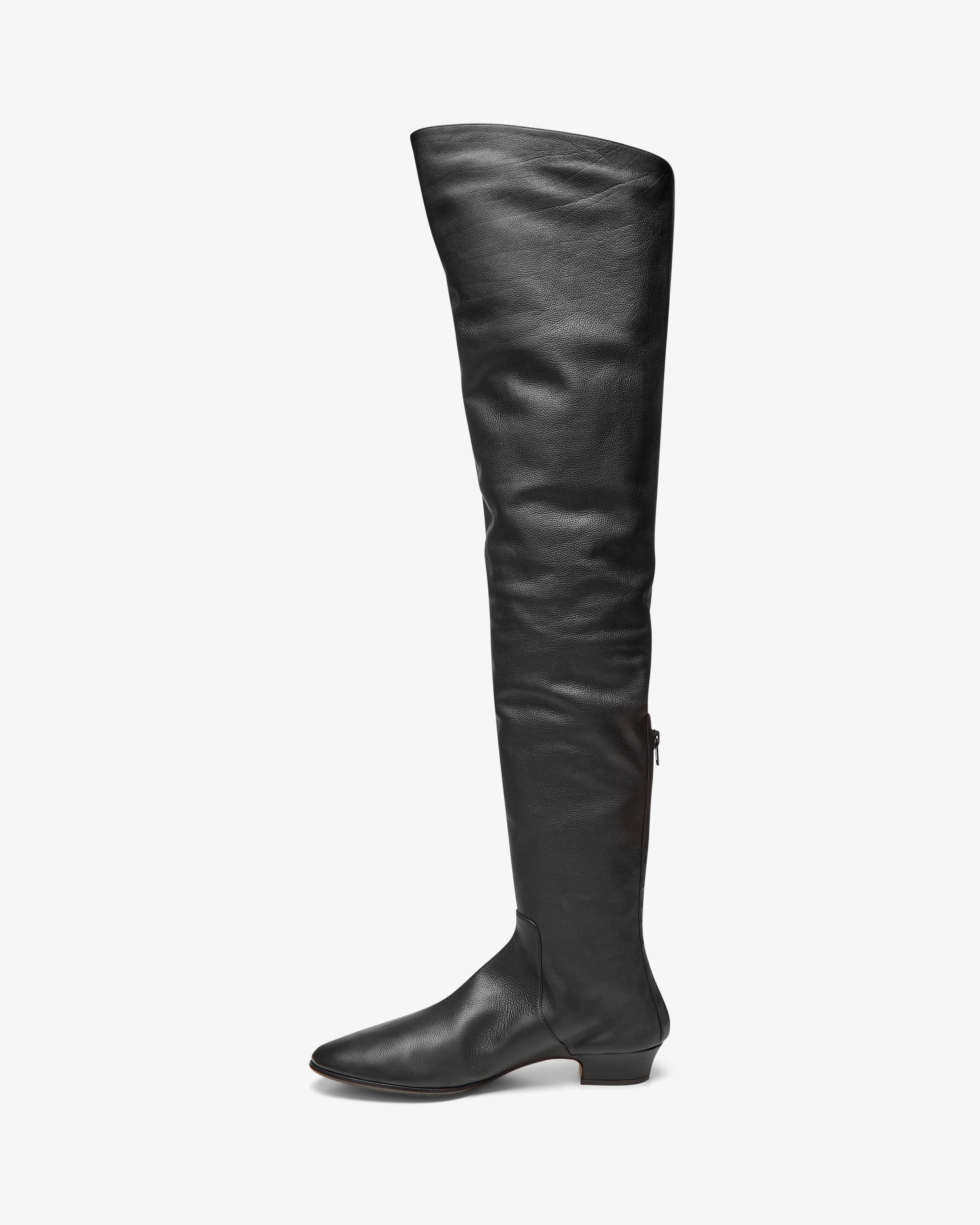 The Row - Women's Awar Knee Boot - (Black)