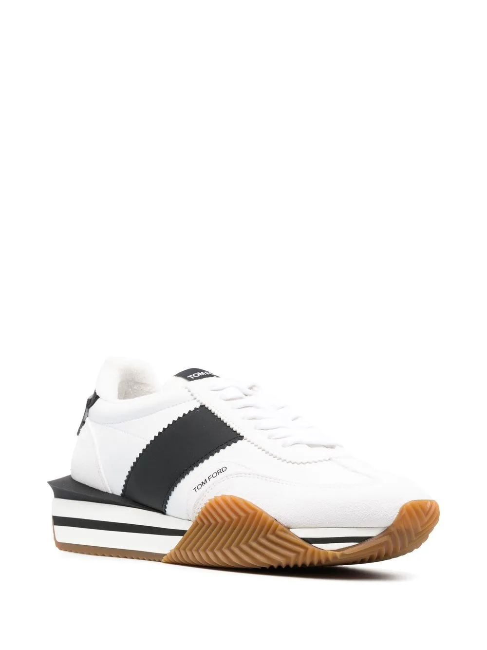 Tom Ford    Tom Ford James Suede And Technical Fabric Sneakers