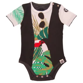 Tropical Summer Vest Bodysuit by: Mini Shatsu