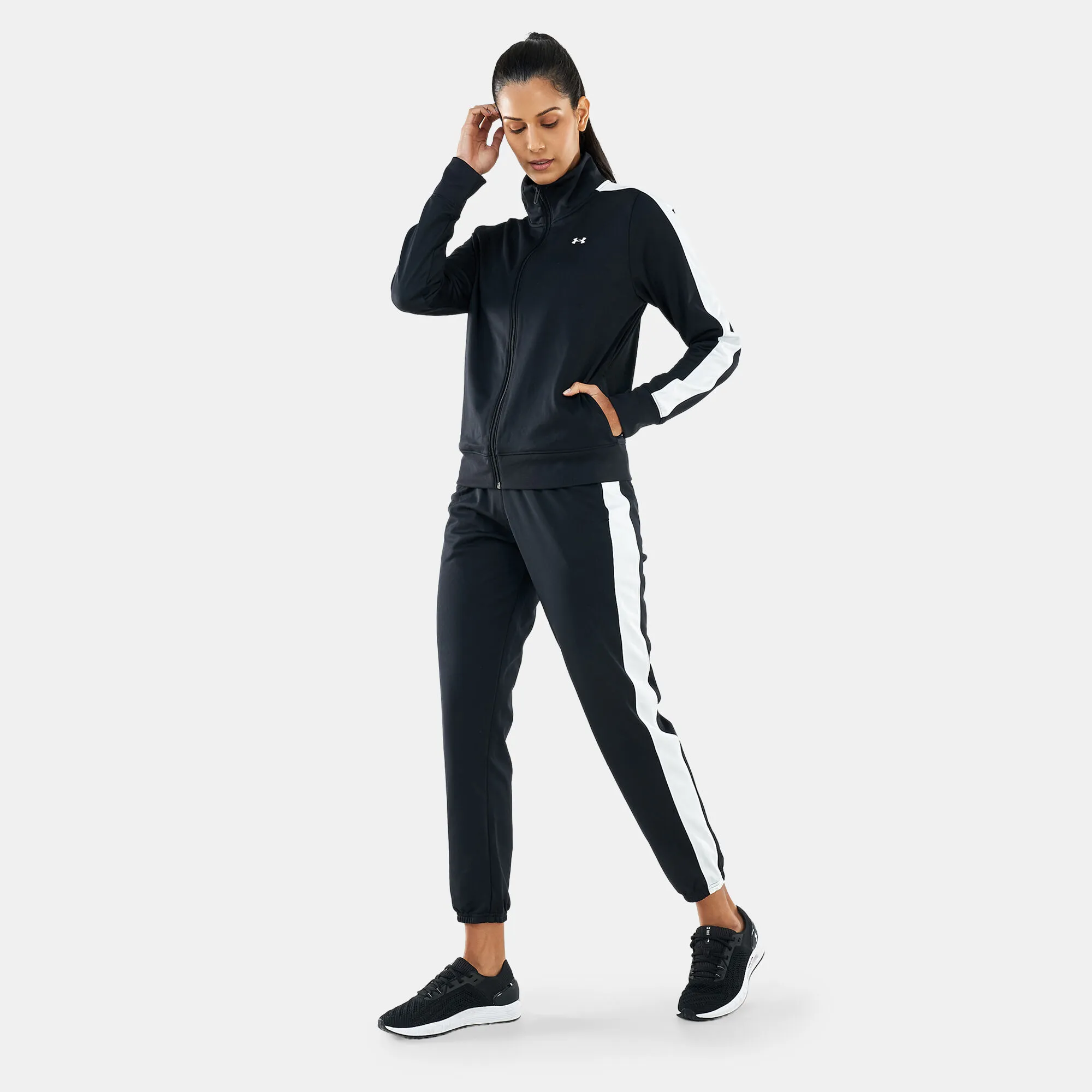 Under Armour Women's Logo Tricot Tracksuit