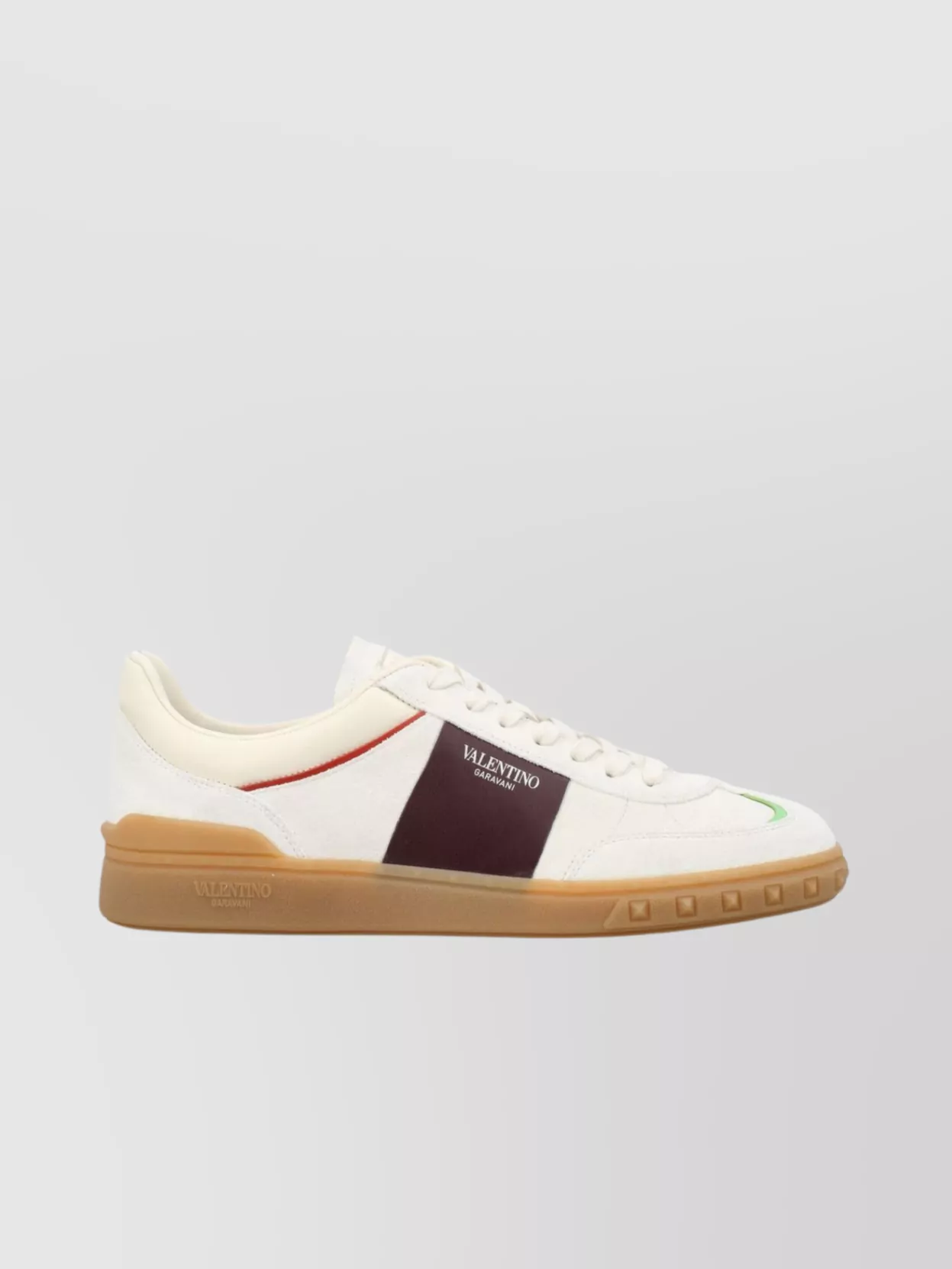 Valentino Garavani   Split leather low-top sneakers