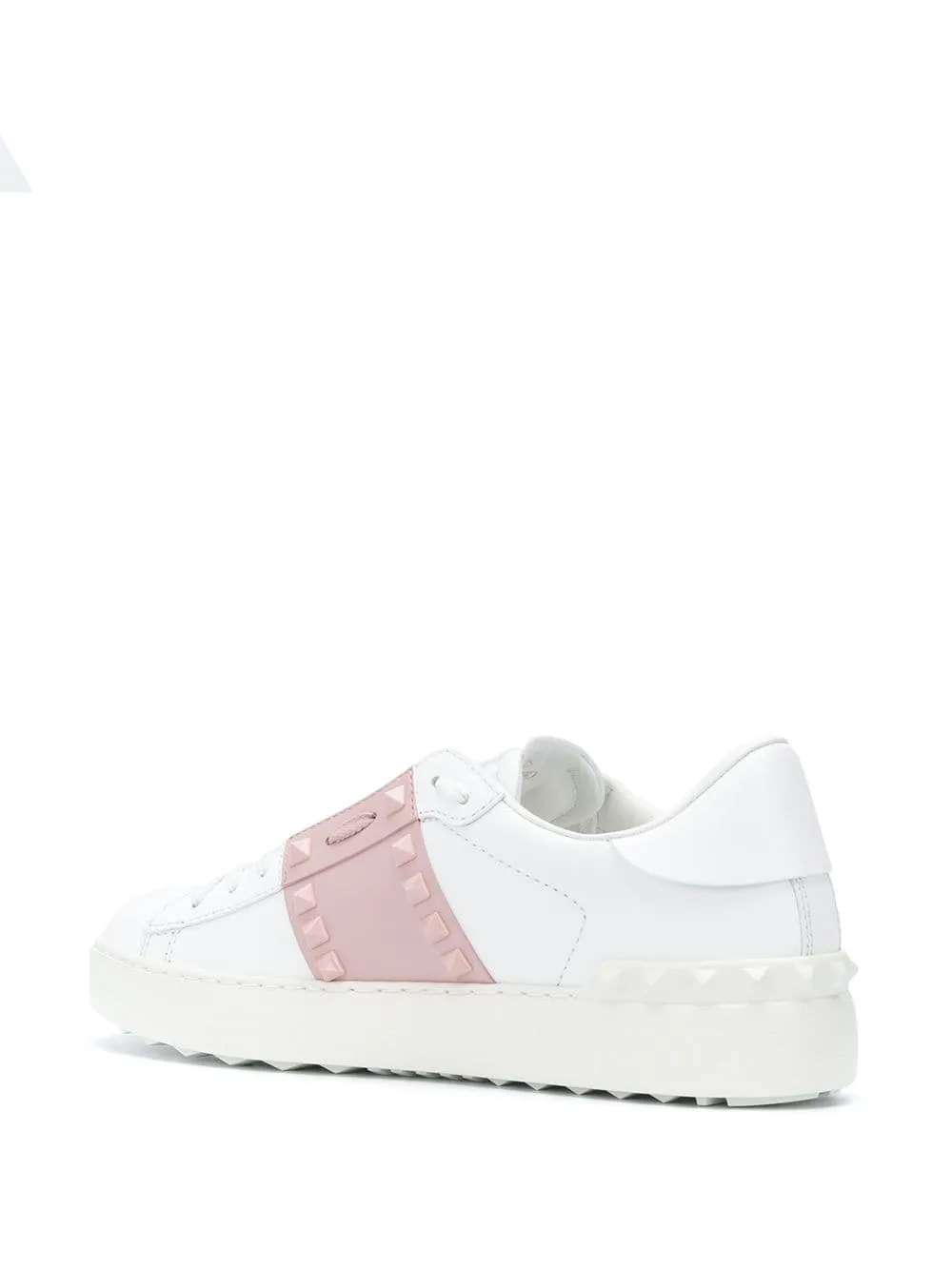 Valentino Garavani    Valentino Garavani Rockstud Untitled Leather Sneakers