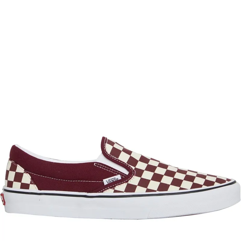 Vans Classic Slip-On Checkerboard Trainers Port Royal/True White