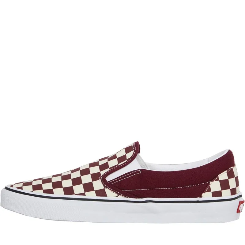 Vans Classic Slip-On Checkerboard Trainers Port Royal/True White