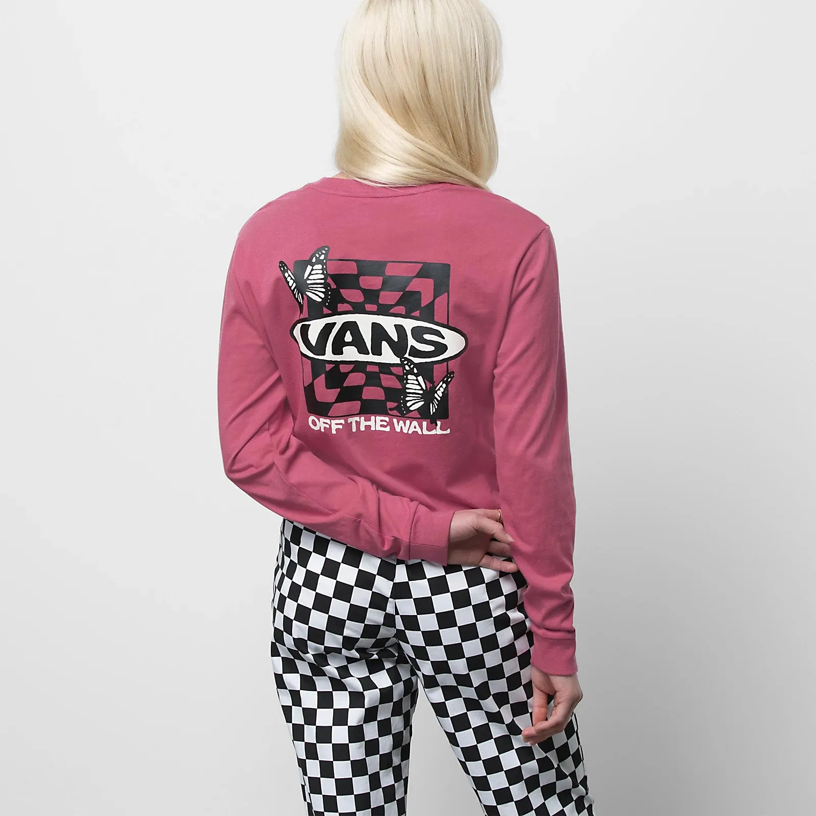 VANS DEEP ROOT LONG SLEEVE BFF CROP (VN0A7YUDBEL1)