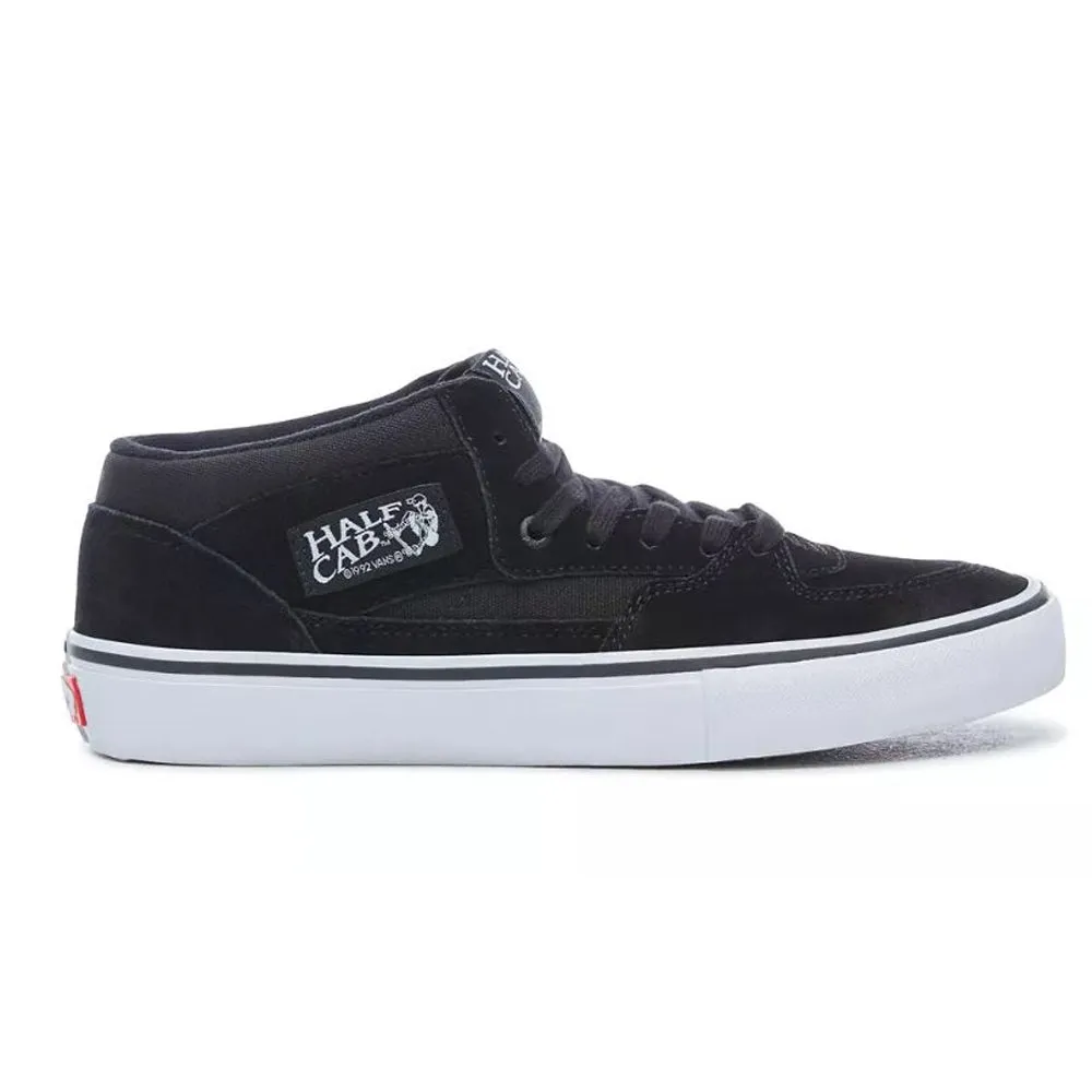 Vans Half Cab Pro Skate Shoe - Black/Black/White