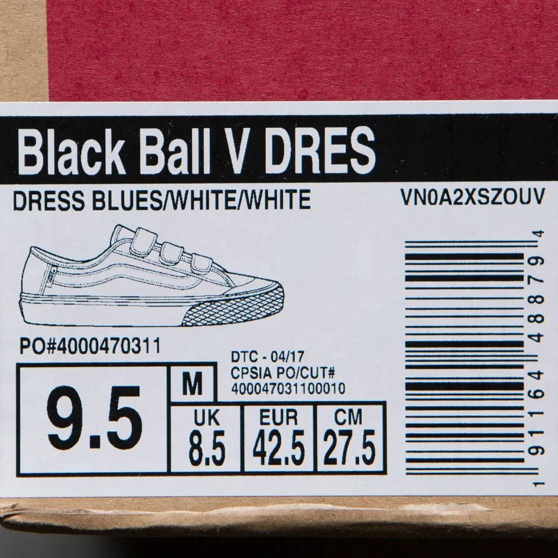 Vans Men Black Ball V (blue / dress blues / white)