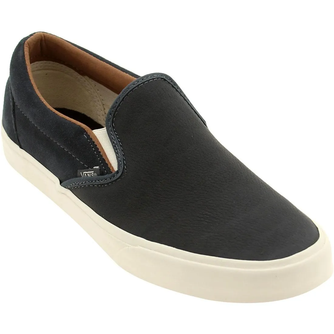 Vans Men Classic Slip On Ca Torino Leather (navy / dark slate)