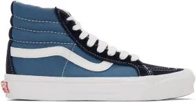 Vans Navy OG SK8 Skool-Hi LX Sneakers