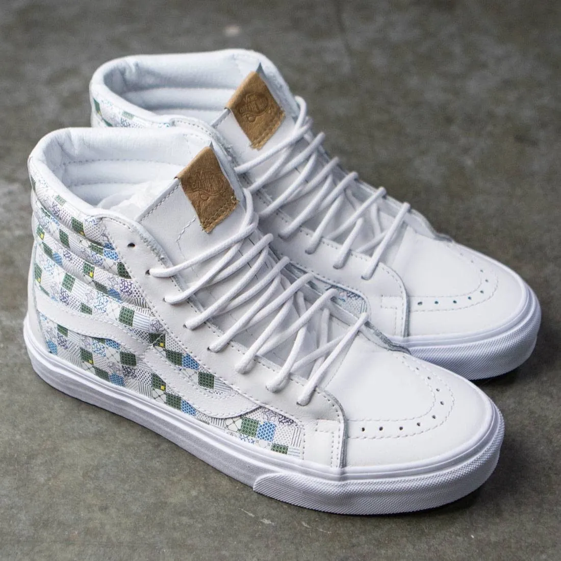 Vans Women Sk8-Hi Reissue DX - Tiles (white / leather / true white)