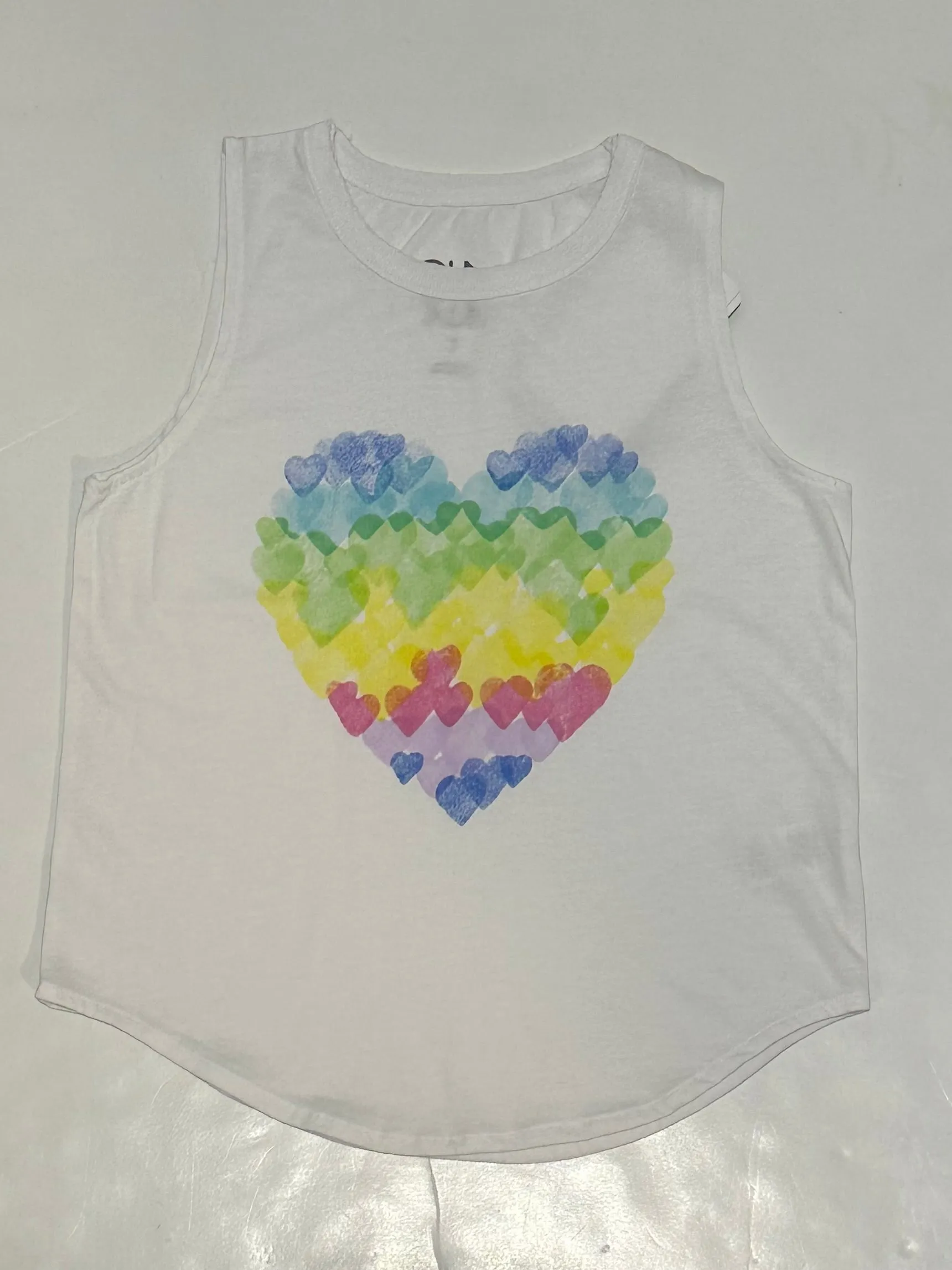 Vintage Jersey Shirttail Heart Tank