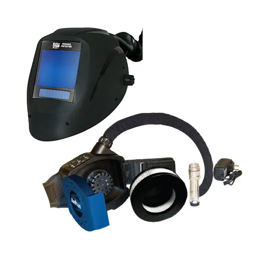 Walter VISION Black Welding Helmet with AirPlus - WAL-AP1K-V-X81VX