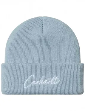 Watcher Beanie Hat - Misty Sky/White