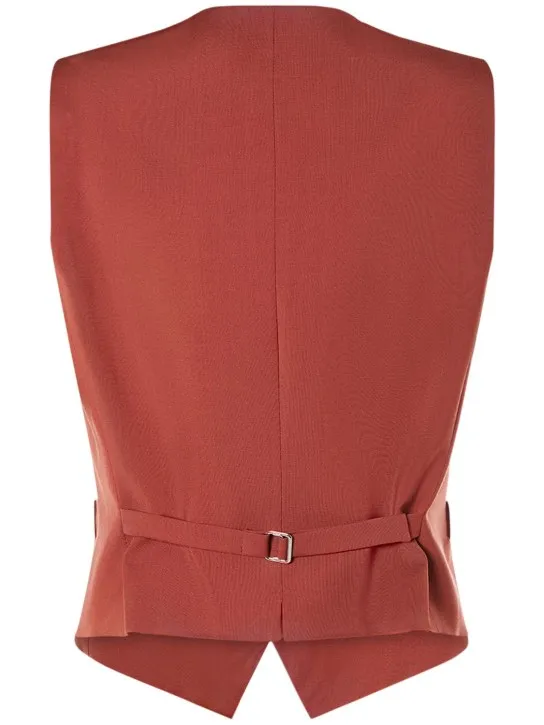 Weekend Max Mara   Chimera stretch wool vest 