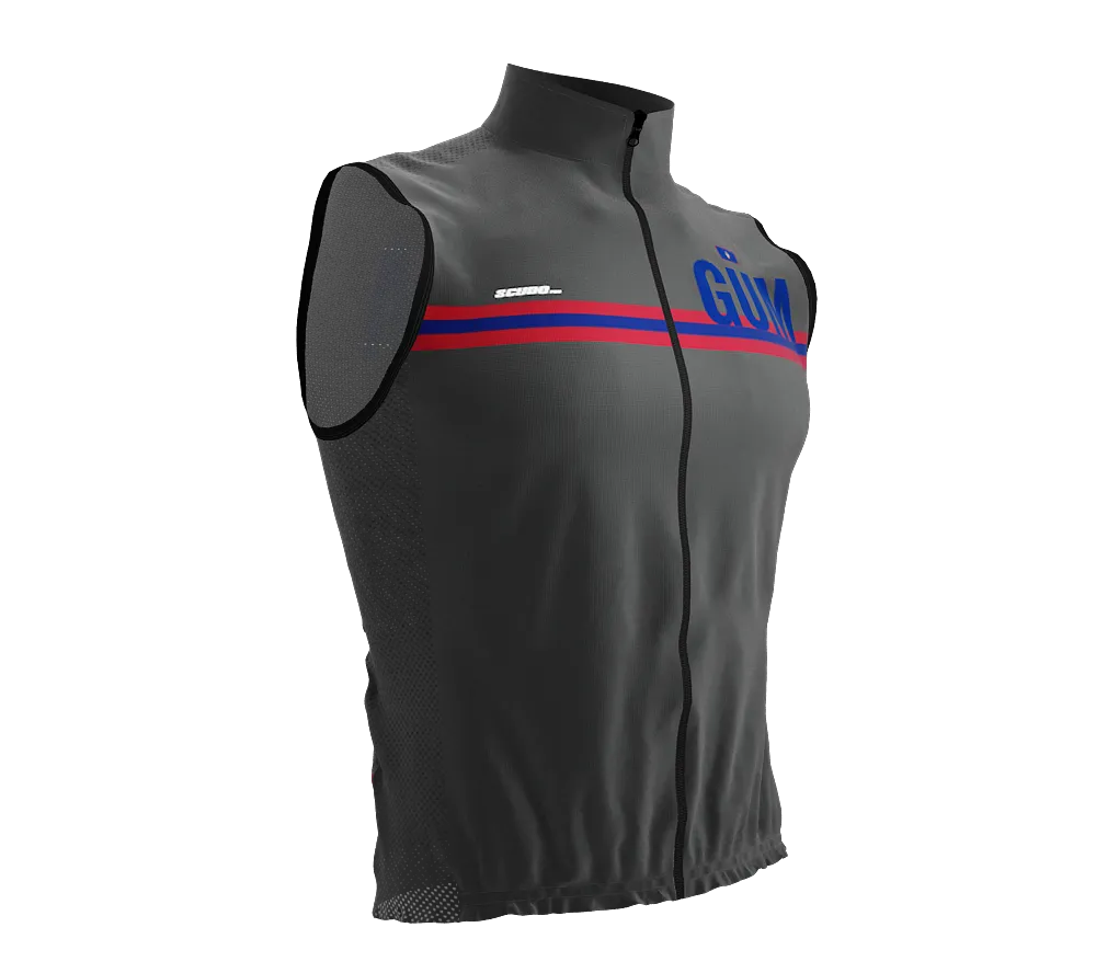 Wind Breaker Cycling Running Sports Vest Guam Country Code for Men And Women