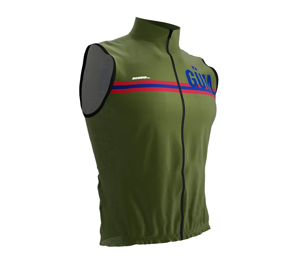 Wind Breaker Cycling Running Sports Vest Guam Country Code for Men And Women