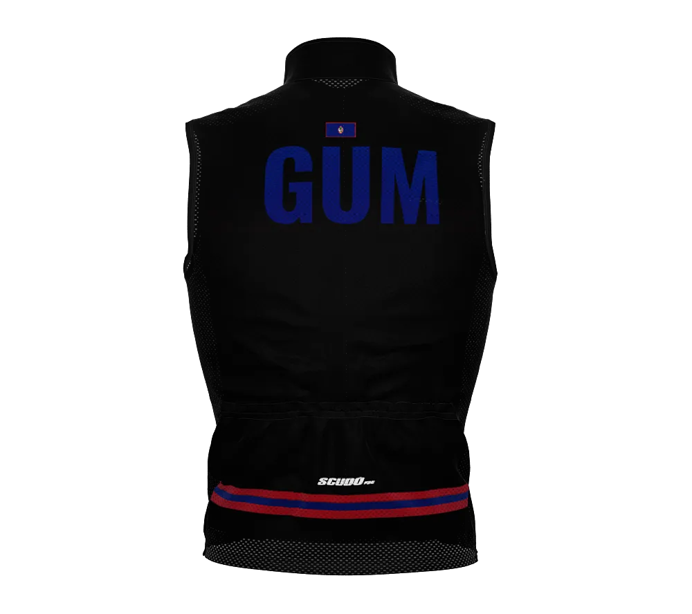 Wind Breaker Cycling Running Sports Vest Guam Country Code for Men And Women