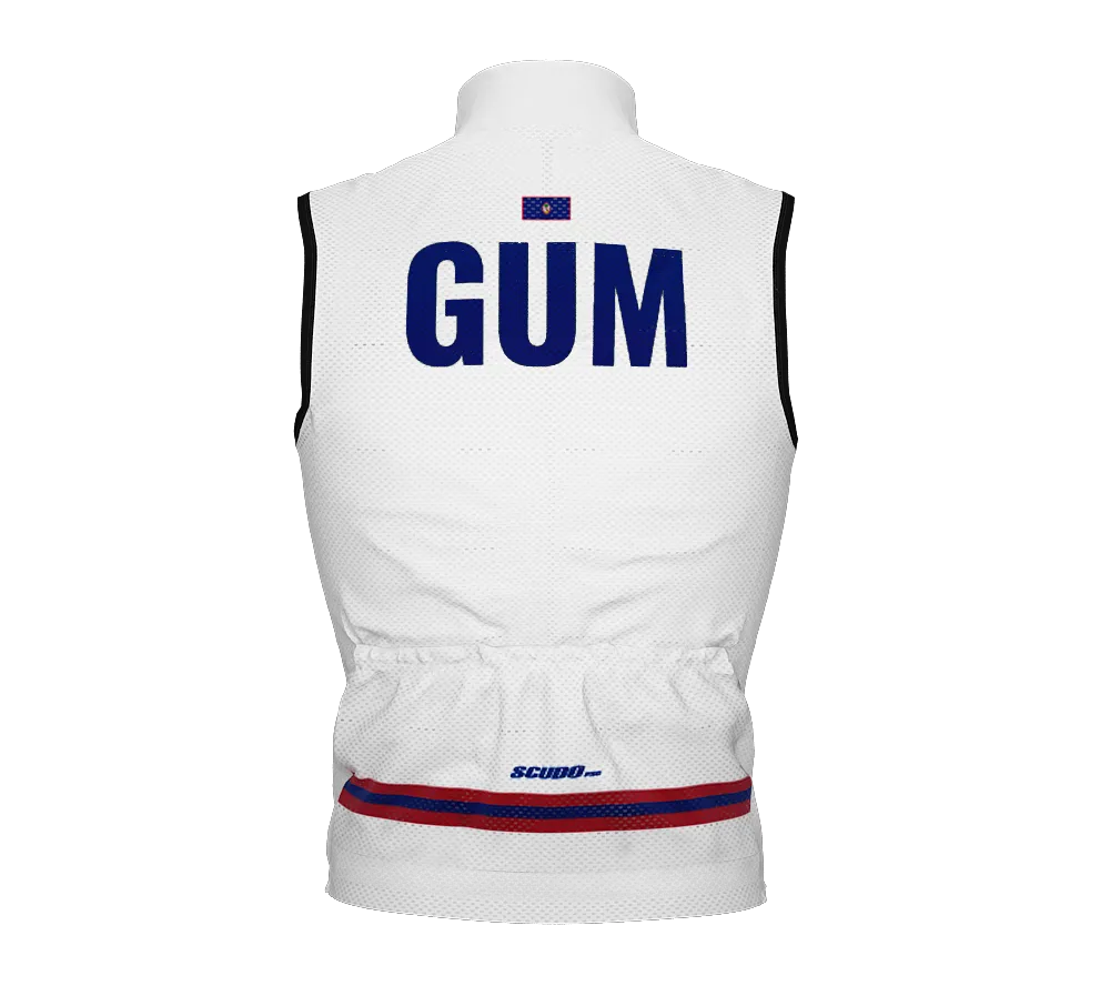 Wind Breaker Cycling Running Sports Vest Guam Country Code for Men And Women