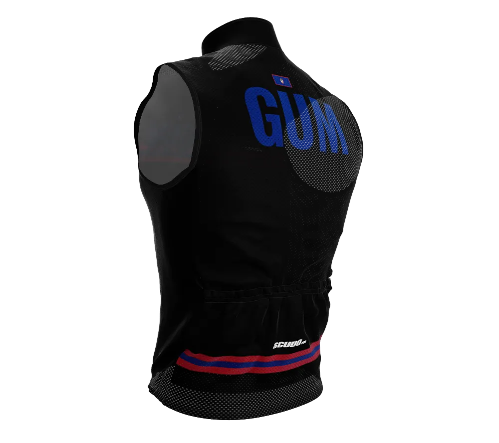 Wind Breaker Cycling Running Sports Vest Guam Country Code for Men And Women