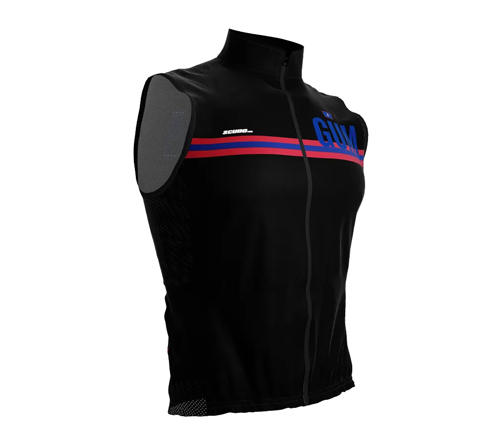 Wind Breaker Cycling Running Sports Vest Guam Country Code for Men And Women