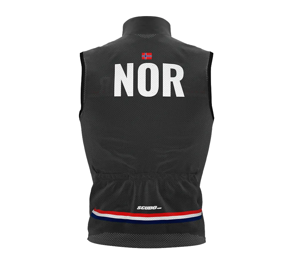 Wind Breaker Cycling Running Sports Vest Norway Country Code for Men And Women