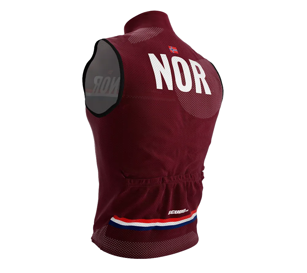 Wind Breaker Cycling Running Sports Vest Norway Country Code for Men And Women