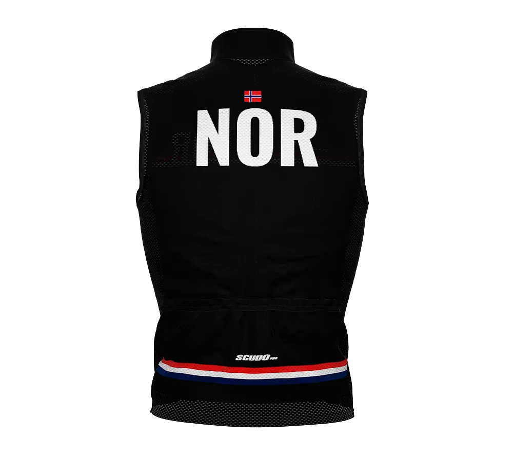 Wind Breaker Cycling Running Sports Vest Norway Country Code for Men And Women