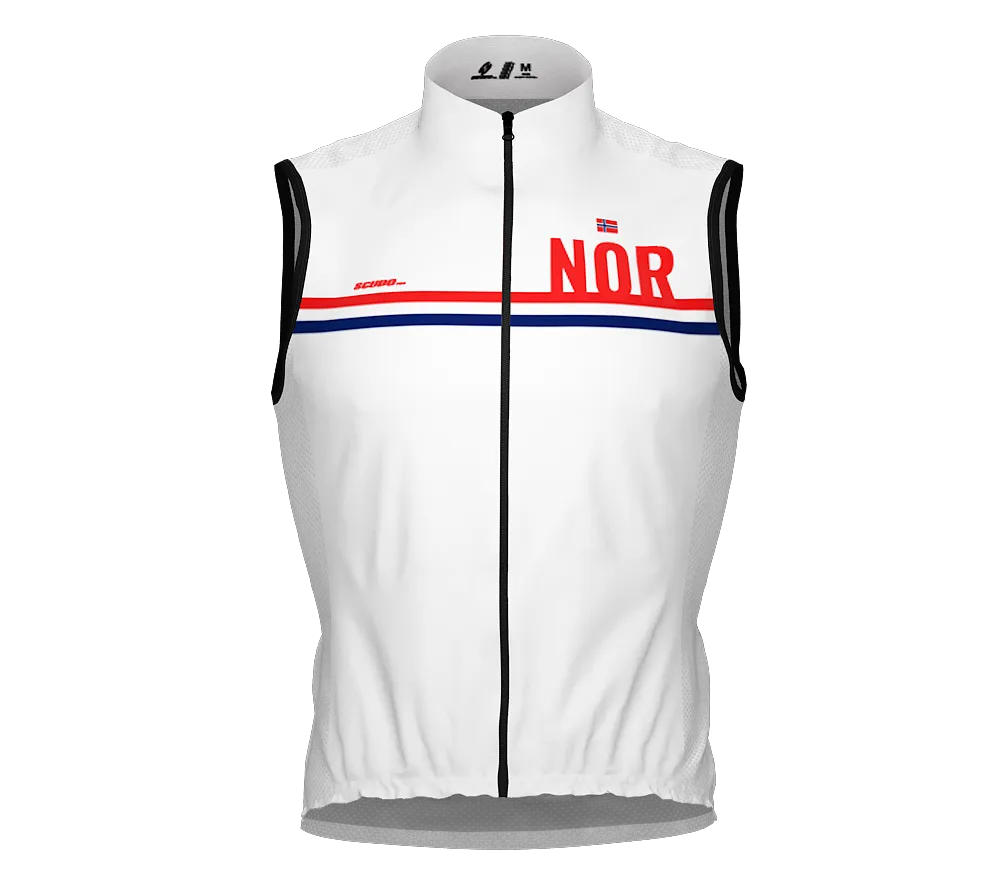 Wind Breaker Cycling Running Sports Vest Norway Country Code for Men And Women