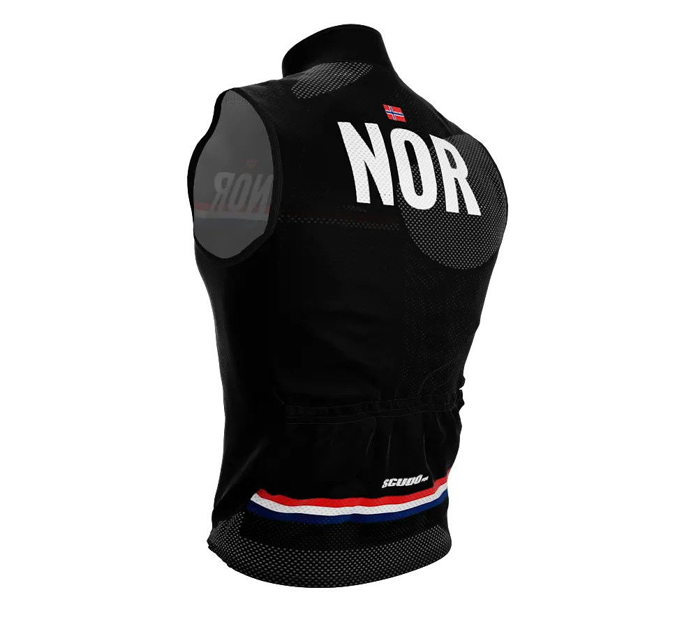 Wind Breaker Cycling Running Sports Vest Norway Country Code for Men And Women