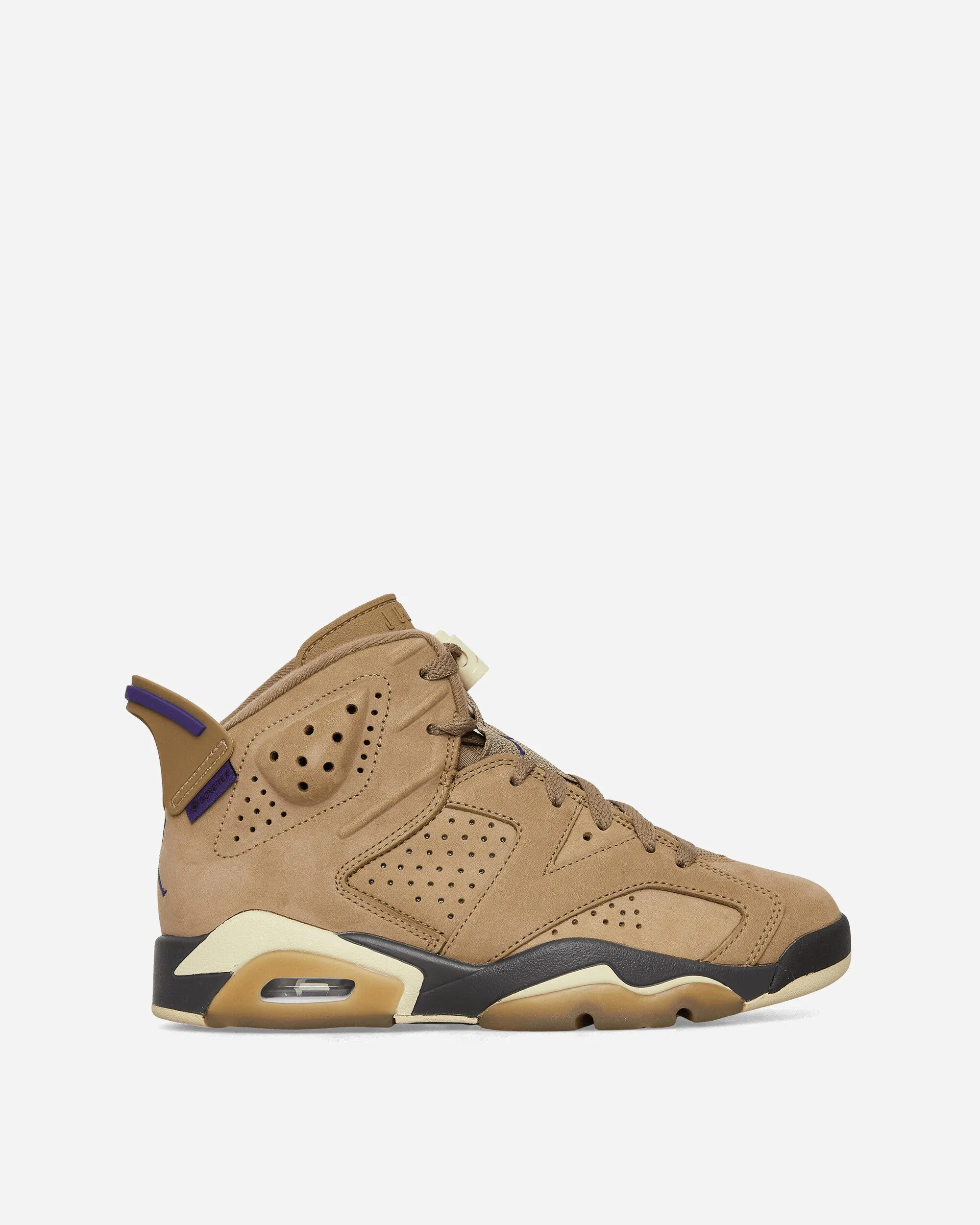 WMNS Air Jordan 6 GORE-TEX Sneakers Brown Kelp / Team Gold