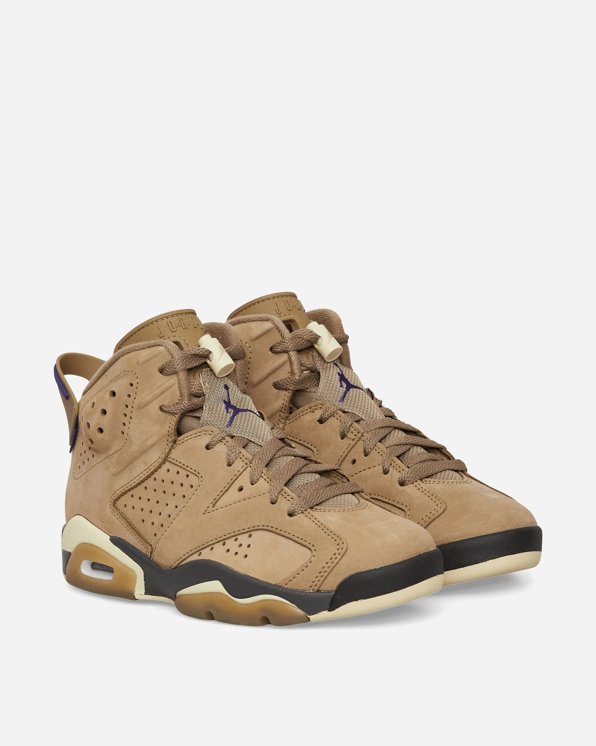 WMNS Air Jordan 6 GORE-TEX Sneakers Brown Kelp / Team Gold