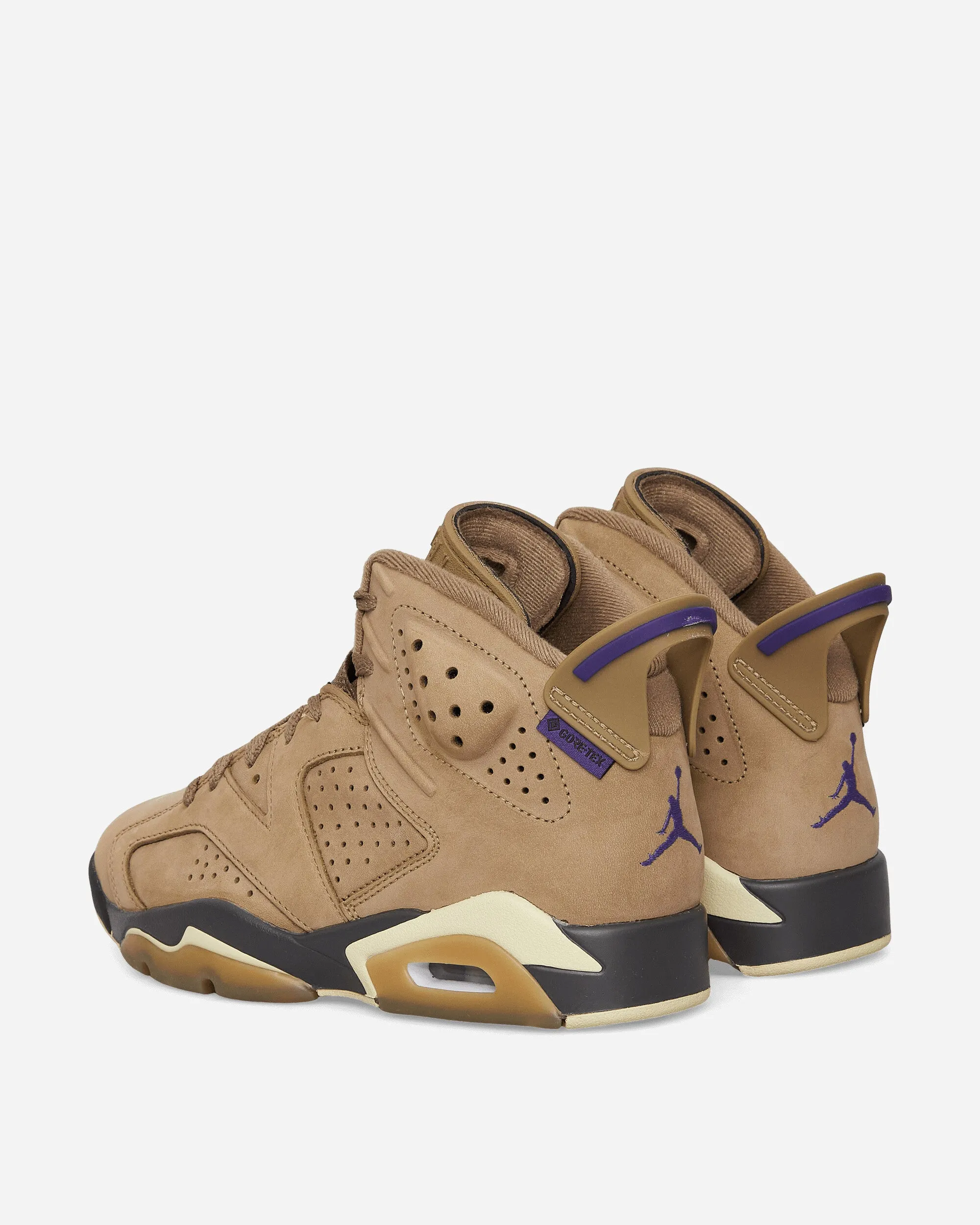 WMNS Air Jordan 6 GORE-TEX Sneakers Brown Kelp / Team Gold