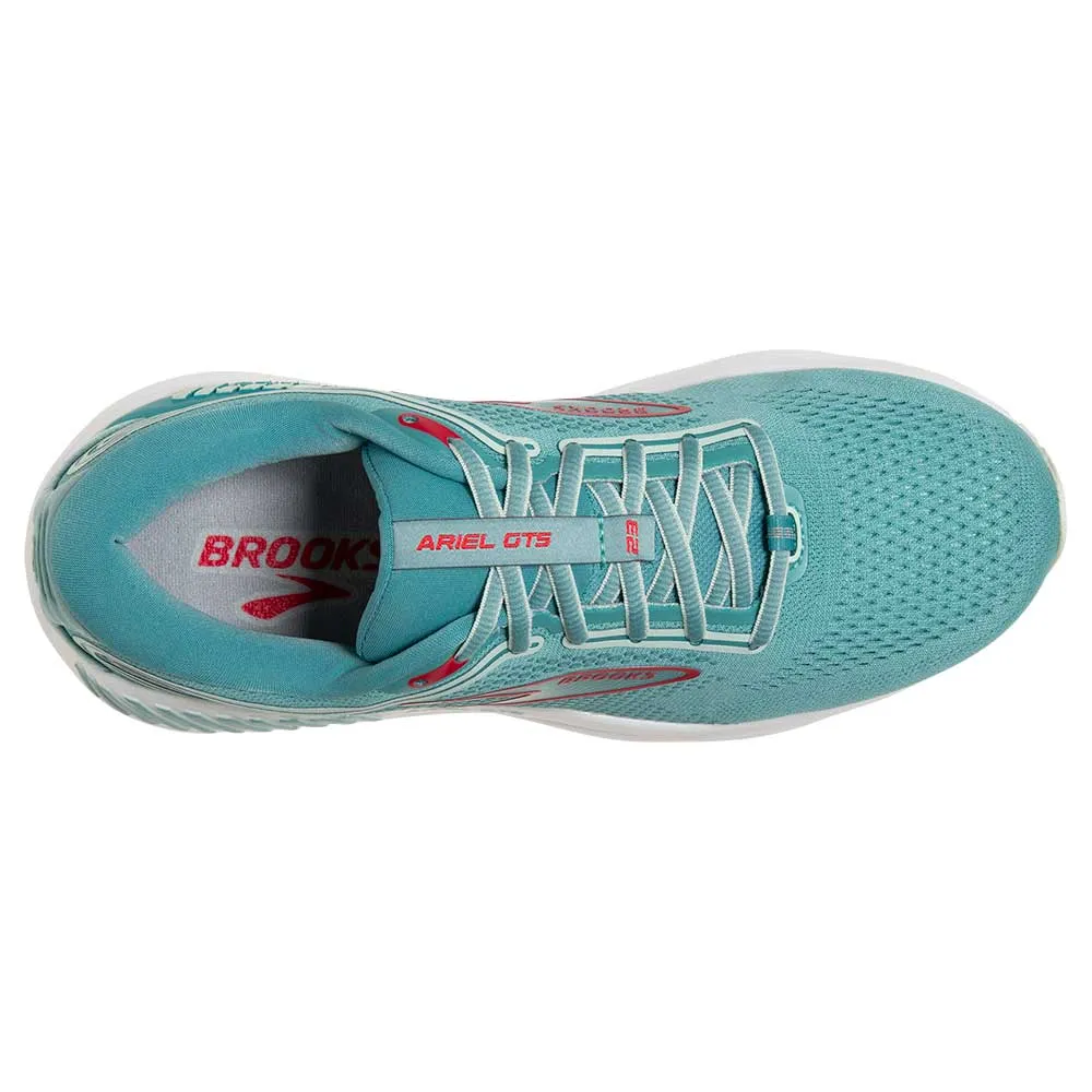 Women's Ariel GTS 23 Running Shoe - Nile Blue/Blue/Bittersweet - Regular (B)