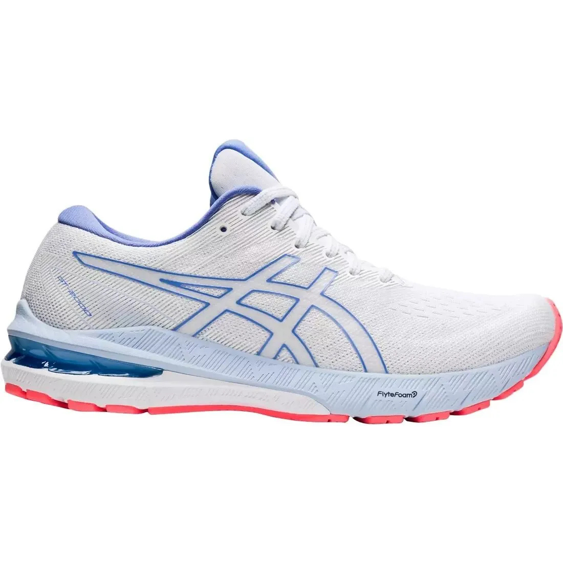 Women's Asics GT-2000 10 (White/Periwinkle Blue)