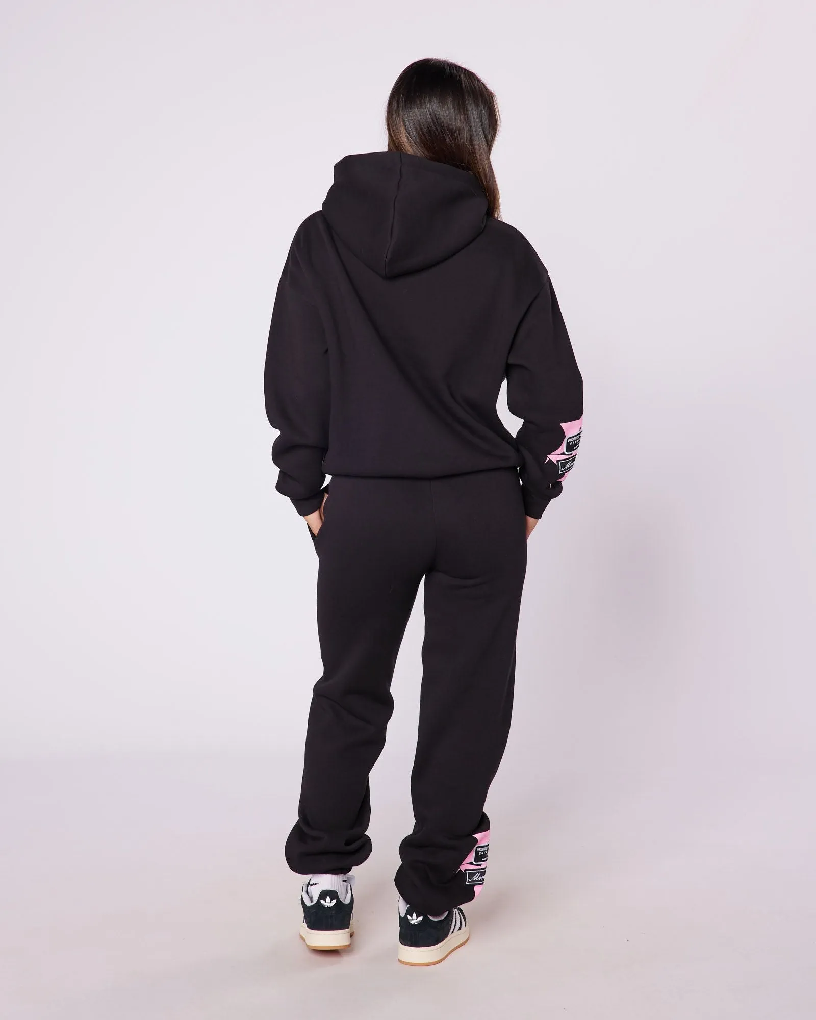 Womens Black Badge Star Joggers