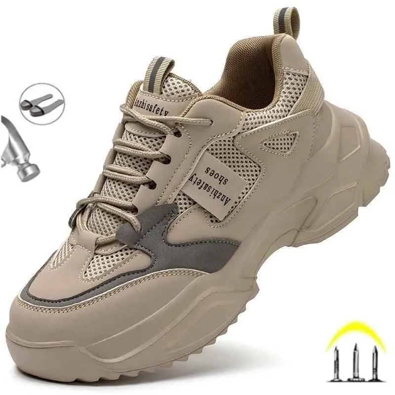 Women's Casual Shoes - LCS881 Breathable Safety Sneakers